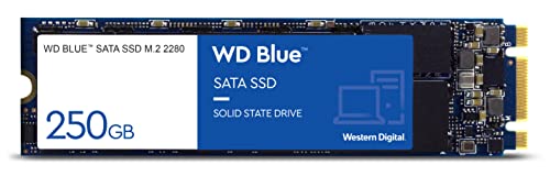 WD Blue 250GB M.2 SATA SSD – 550 MB/s Lesen, zuverlässig
